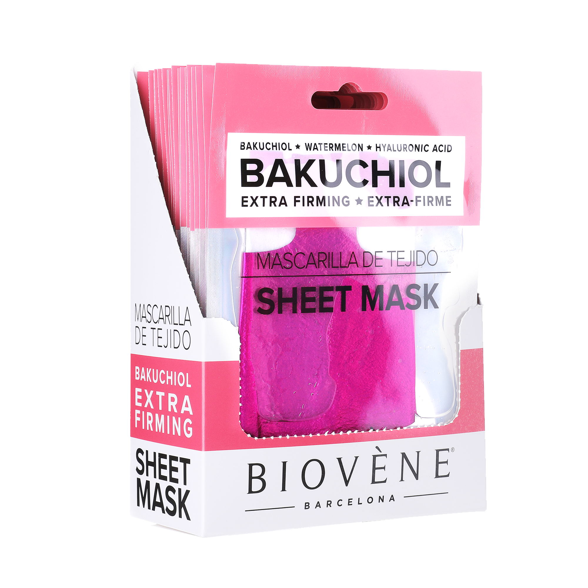 BAKUCHIOL Extra-Firming Glam Sheet Mask with Watermelon and Hyaluronic Acid