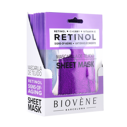 RETINOL Signs-of-Aging Glam Sheet Mask with Cherry and Vitamin E